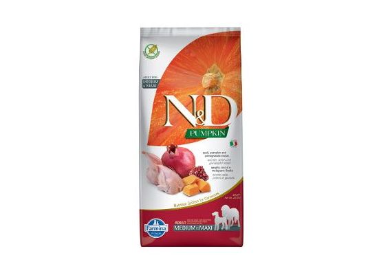 N&D Pumpkin DOG Adult M/L Quail & Pomegranate 12kg