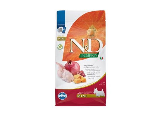 N&D Pumpkin DOG Adult Mini Quail & Pomegranate 2kg