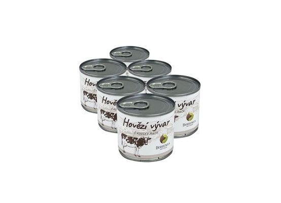 BOHEMIA Vývar Hovězí s kousky masa SIX PACK 6x140ml