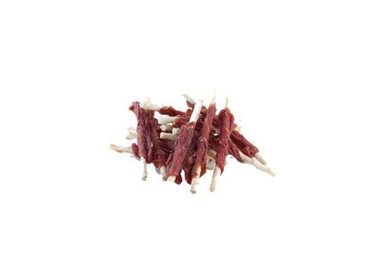 WANT Dog poch. Dry Duck Wrap Rawhide Stick 100g