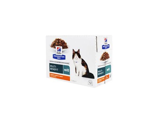Hill's Fel. PD W/D Multi - Benefit kapsa 12x85 g