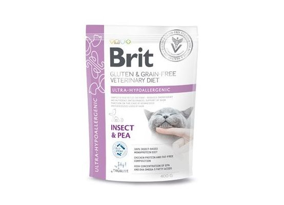 Brit GF Veterinary Diets Cat Ultra-hypoallergenic 400 g