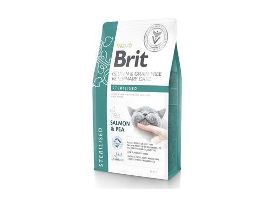 Brit Veterinary Diets Cat GF Care Sterilised 5 kg