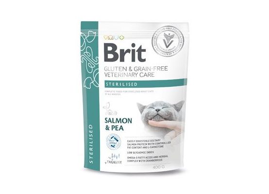 Brit GF Veterinary Care Cat Sterilised 400 g