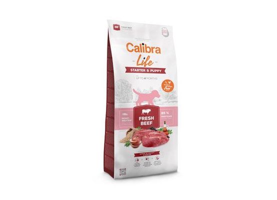 Calibra Dog Life Starter&Puppy Fresh Beef 12kg