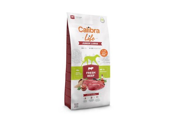 Calibra Dog Life Junior Large Fresh Beef 12kg