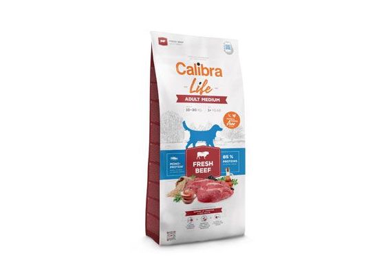 Calibra Dog Life Adult Medium Fresh Beef 2,5kg
