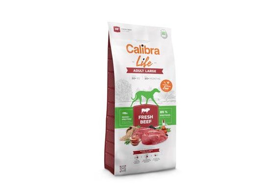 Calibra Dog Life Adult Large Fresh Beef 12kg