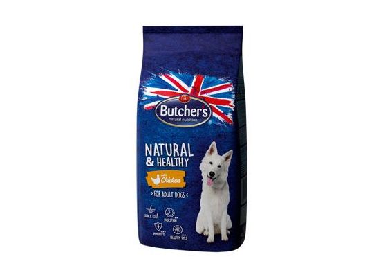 Butcher's Dog Natural&Healthy Dry s kuřecím masem 15kg