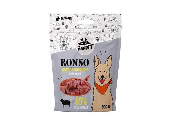 VetExpert Mr.Bandit pochoutka BONSO jehněčí kosti 500 g