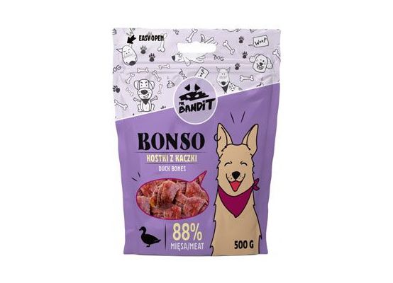VetExpert Mr. Bandit pochoutka BONSO kachní kosti 500 g
