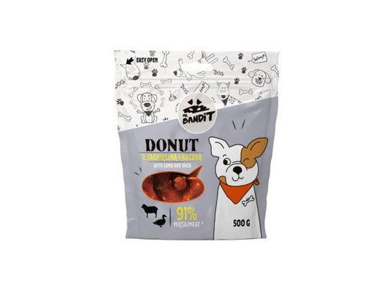VetExpert Mr.Bandit poch. DONUT jehněčí s kachnou 500 g