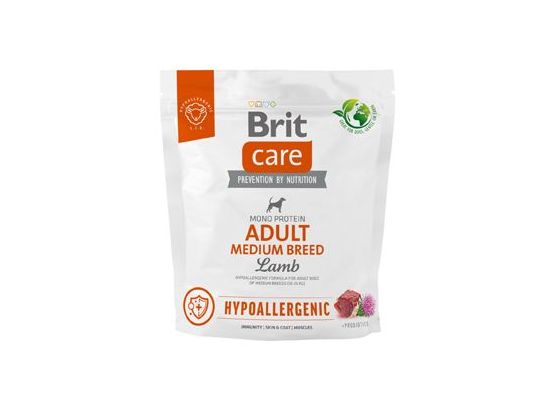 Brit Care Dog Hypoallergenic Adult Medium Breed 1kg