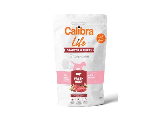 Calibra Dog Life Starter&Puppy Fresh Beef 100g