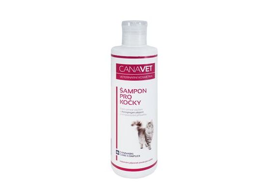 Šampon pro kočky CANAVET s antipar. přísadou 250ml