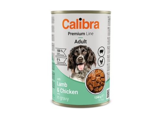 Calibra Dog Premium konz. with Lamb&Chicken 1240g