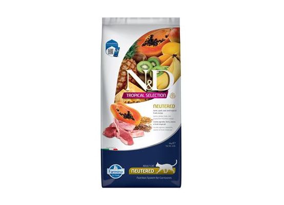 N&D TROPICAL SELECTION CAT Lamb Neutered 10kg