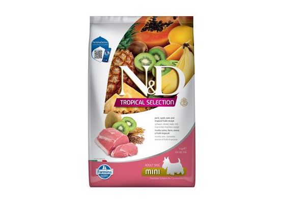N&D TROPICAL SELECTION DOG Adult Mini Pork 5kg