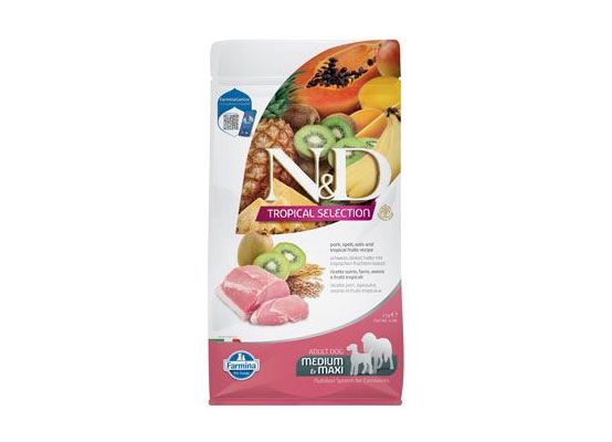 N&D TROPICAL SELECTION DOG Adult M/L Pork 2kg