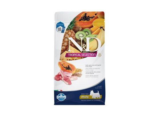 N&D TROPICAL SELECTION DOG Adult Mini Lamb 1,5kg