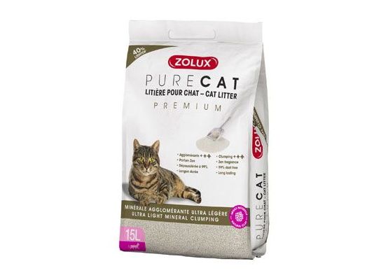 Podestýlka PURECAT mineral Premium 15l Zolux