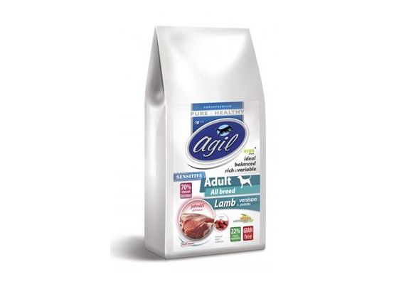 Agil Adult Sensitive Grain Free Lamb,Venision 2kg