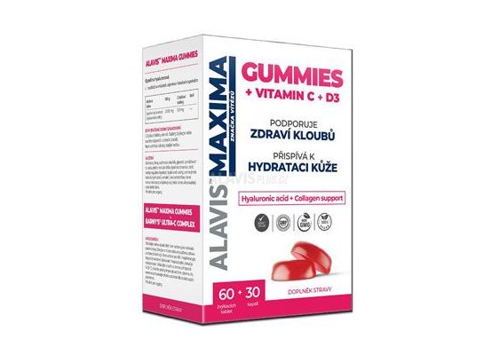 Alavis MAXIMA Gummies 60tbl + 30cps Barnys Ultra Imuno