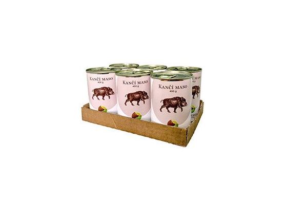 BOHEMIA MASO Kančí ve vlastní šťávě SIX PACK 6x400g