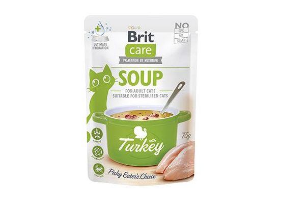 Brit Care Cat Soup with Turkey 75g