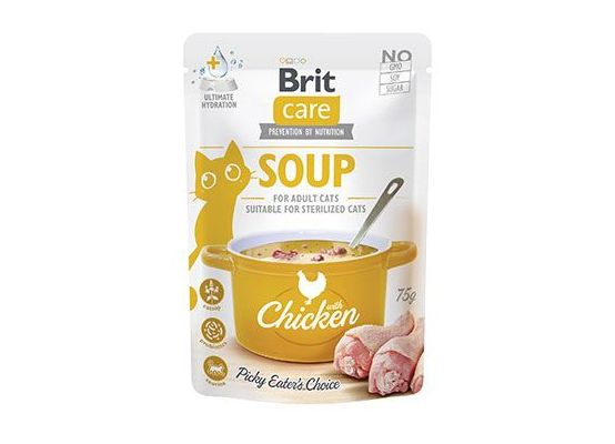Brit Care Cat Soup with Chicken 75g