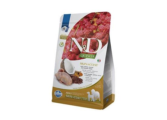 N&D Quinoa DOG Skin&Coat Quail Adult M/L 2,5kg