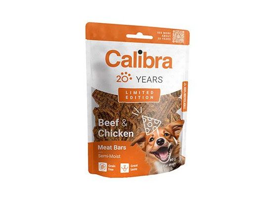 Calibra Dog Limited Edition Beef&Chicken Bars 80g