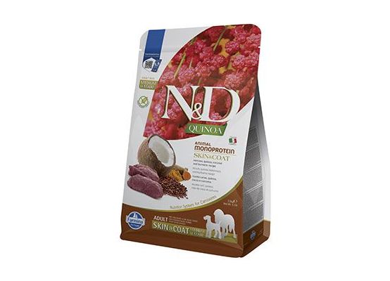 N&D Quinoa DOG Skin&Coat Venison Adult M/L 2,5kg