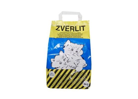 ZVERLIT modrý jemná Podestýlka kočka 6kg