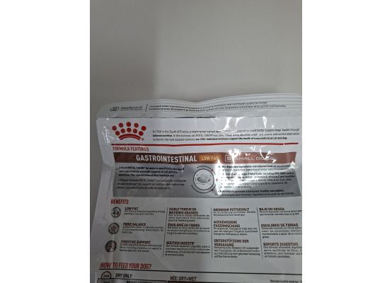 Royal Canin VHN Dog Gastrointestinal Low Fat Small 1,5 kg - tržený pytel