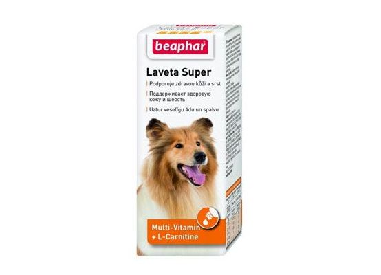 Beaphar Laveta Super vit. vyživující srst pes 50ml