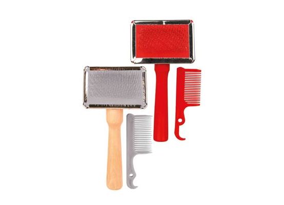 Kartáč s drátky finišák pes 13/9cm TR