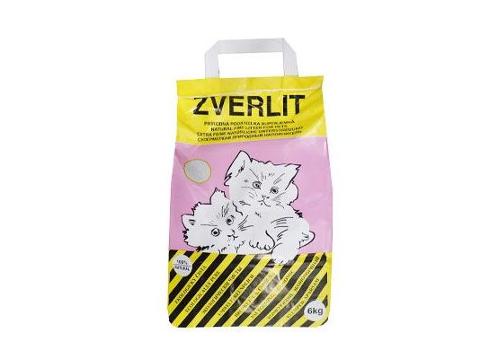 ZVERLIT růžový super jemná Podestýlka kočka 6kg