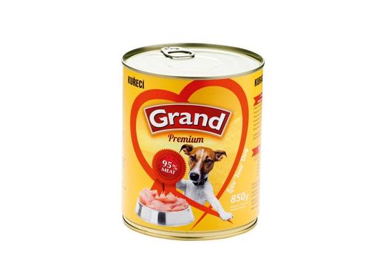 GRAND konz. pes drůbeží 850g