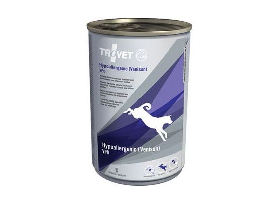 Trovet pes VPD Hypoallergenic Venison konz. 400 g
