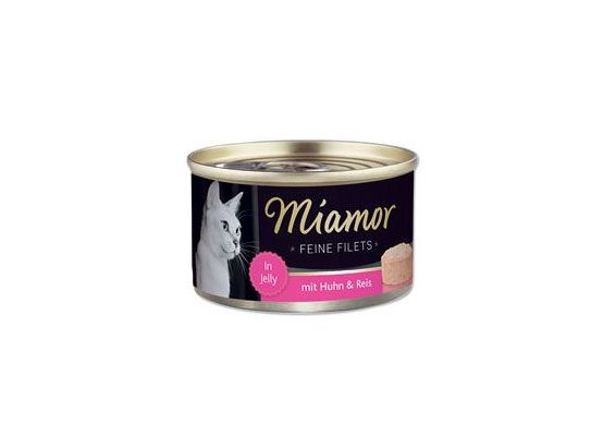Miamor Cat Filet konzerva kuře+rýže v želé 100g