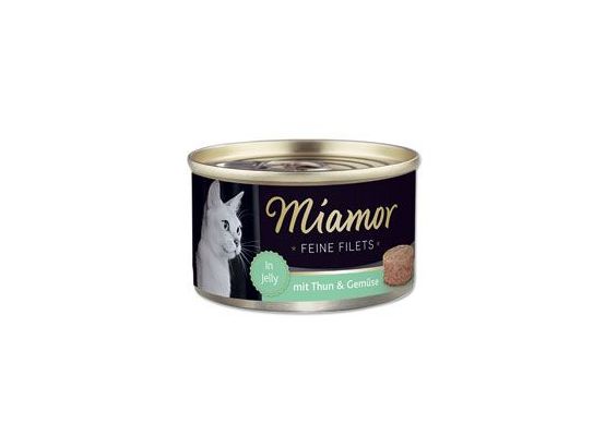 Miamor Cat Filet konzerva tuňák+zelenina v želé 100g