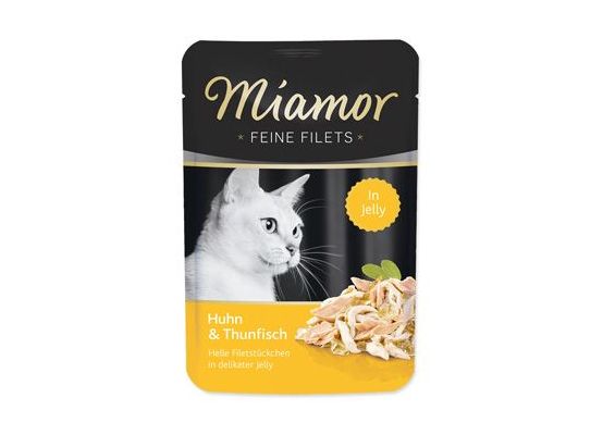 Miamor Cat Filet kapsa kuře+tuňák v želé 100g