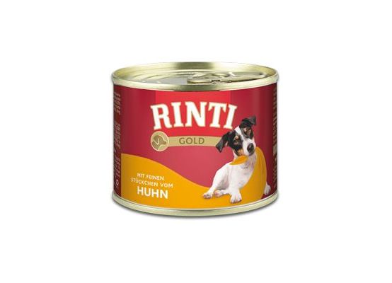 Rinti Dog Gold konzerva kuře 185g