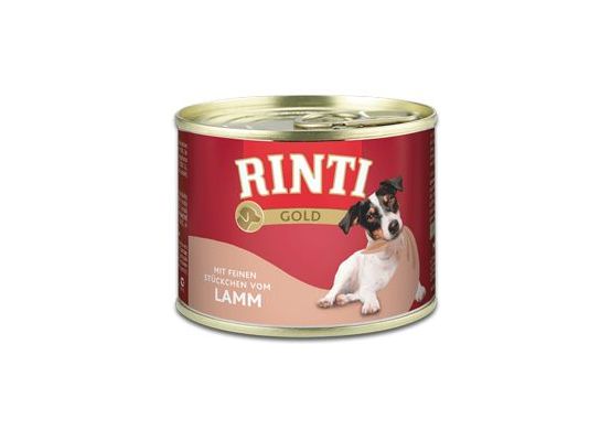 Rinti Dog Gold konzerva jehně 185g