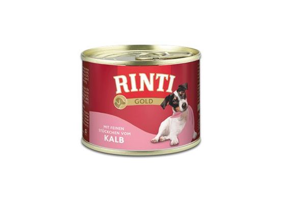 Rinti Dog Gold konzerva telecí 185g