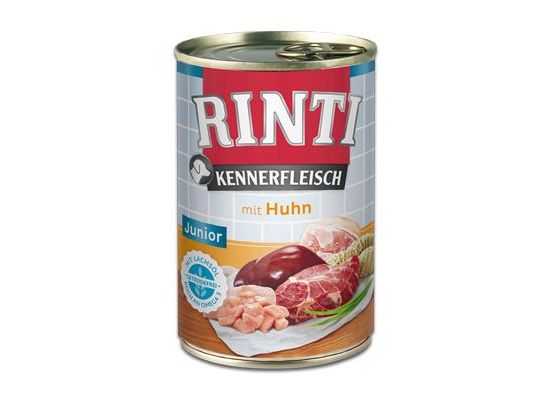 Rinti Dog Kennerfleisch konzerva Junior kuře 400g