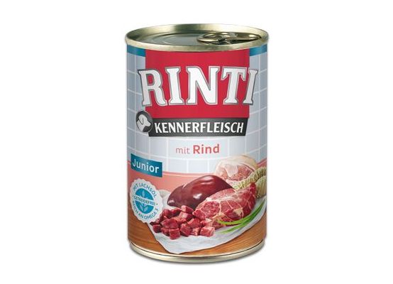 Rinti Dog Kennerfleisch konzerva Junior hovězí 400g
