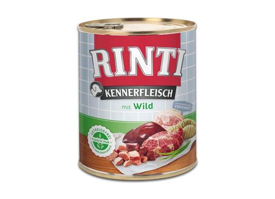 Rinti Dog Kennerfleisch konzerva zvěřina 800g