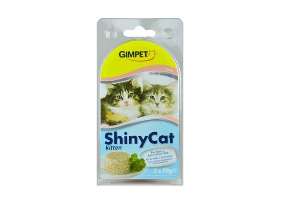 Gimpet kočka konz. ShinyCat Junior kuře 2x70g